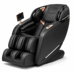 EXTRALINK FOTEL MASUJĄCY 3D ZERO GRAVITY CZARNO-SREBRNY - Zdjęcie 2