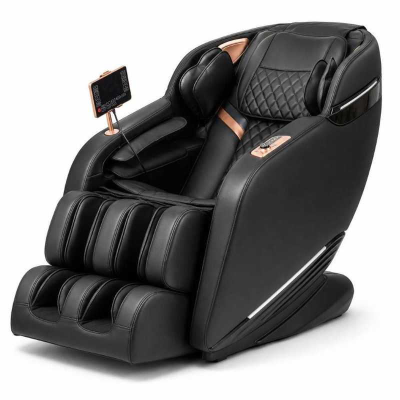 EXTRALINK FOTEL MASUJĄCY 3D ZERO GRAVITY CZARNO-SREBRNY - Imagem 2