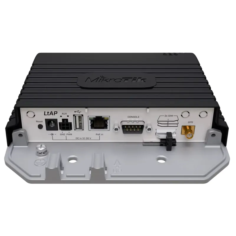 Mikrotik LtAP LTE7 kit | Punkt dostępowy | LTE 7, Wi-Fi 4, 1x RJ45 1000Mb/s, 3x Mini SIM, RS232, USB, 1x miniPCI-e