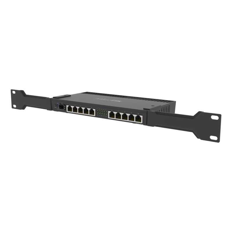 MIKROTIK RB4011IGS+RM US WIRED ROUTER 10X GE, 1X SFP+ (10GBPS), 4 CORE 1.4GHZ, IPSEC, RACKMOUNT, L5 - Imagem 2
