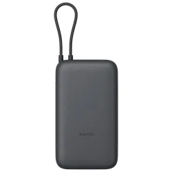 Xiaomi Power Bank 20000mAh Ciemno szary | Powerbank | 20000mAh, zintegrowany kabel - Zdjęcie 2