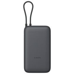 Xiaomi Power Bank 20000mAh Koyu gri | Powerbank | 20000mAh, entegre kablo - Görsel 2