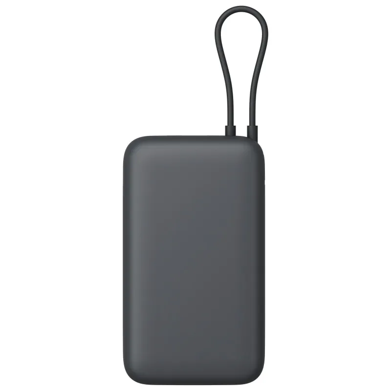 Xiaomi Power Bank 20000mAh Ciemno szary | Powerbank | 20000mAh, zintegrowany kabel - Zdjęcie 3