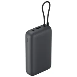 Xiaomi Power Bank 20000mAh Ciemno szary | Powerbank | 20000mAh, zintegrowany kabel - Zdjęcie 4