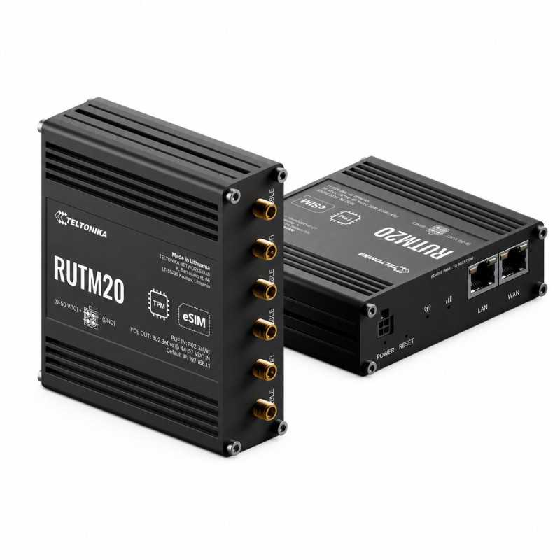 TELTONIKA RUTM20 COMPACT 5G ROUTER, GLOBAL TELIT 5G MODEM - Imagen 2