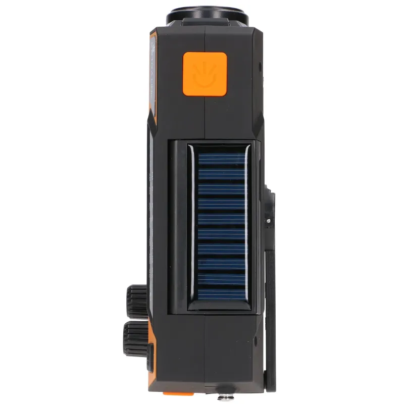 Extralink SR-4000 | Radio awaryjne solarne z korbką | dynamo, powerbank 4000mAh, z latarką SOS - Zdjęcie 7
