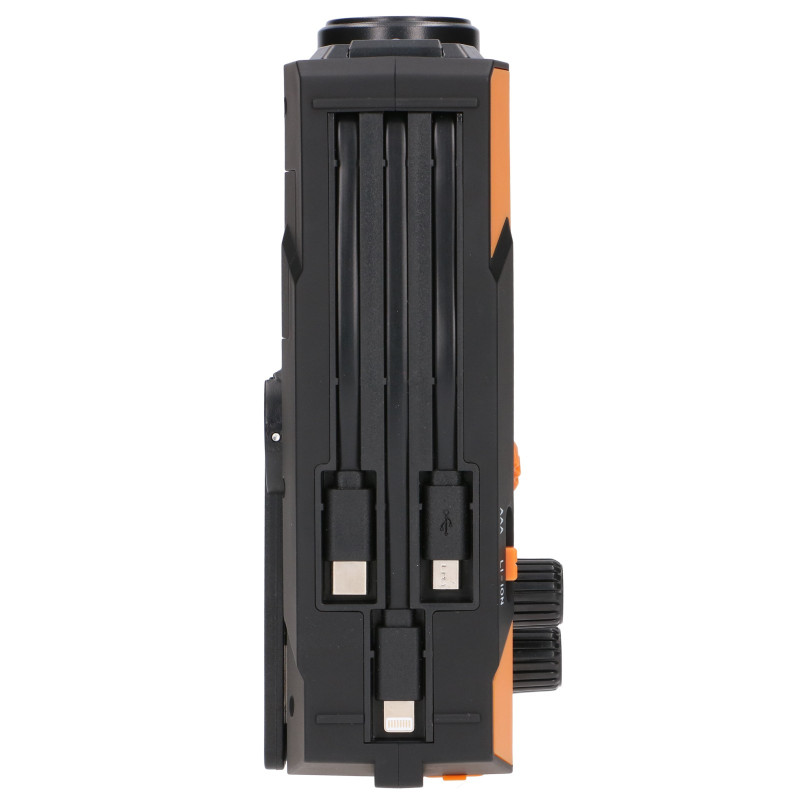 Extralink SR-4000 | Solar emergency radio with hand crank | dynamo, power bank 4000mAh, with SOS flashlight - Image 8