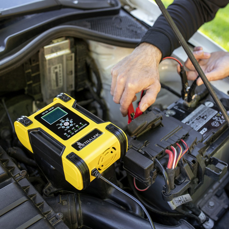 Extralink Shango Smart Battery Charger | Gleichrichter | 100 - 240 VAC, 12 V 12 A, 24 V 6 A - Bild 8