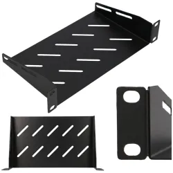 EXTRALINK SHELF 1U FOR WALL CABINETS 10" BLACK