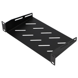 EXTRALINK SHELF 1U FOR WALL CABINETS 10" BLACK - Изображение 2
