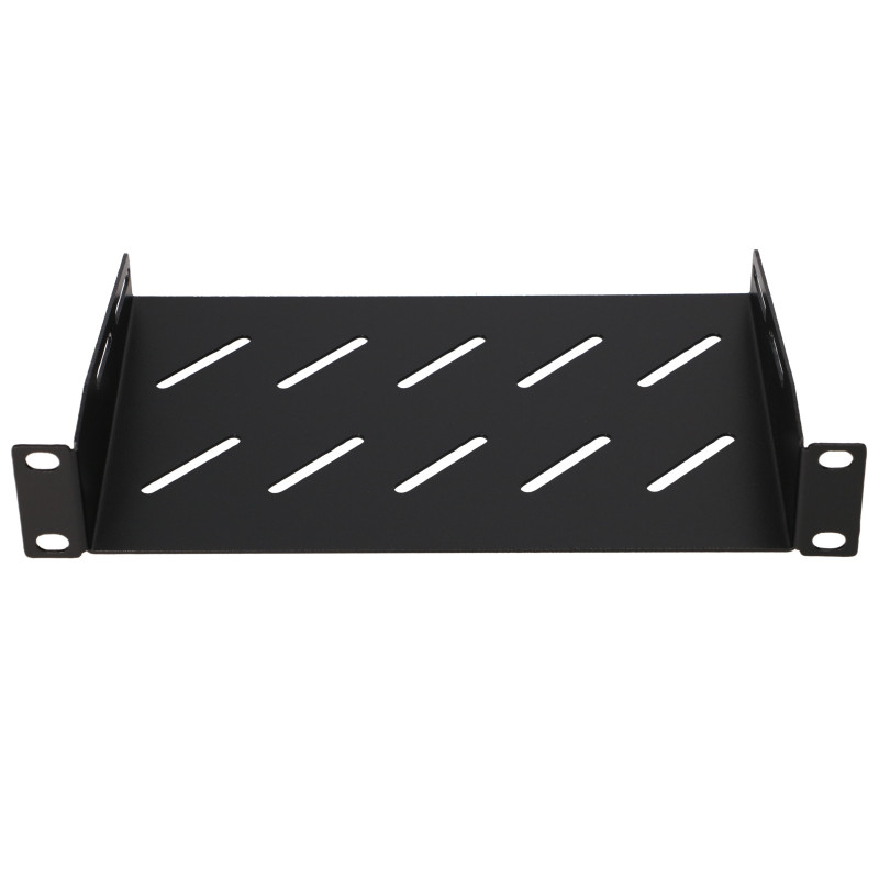 Extralink Shelf 1U | Shelf for 10" rack cabinets | black - Image 3