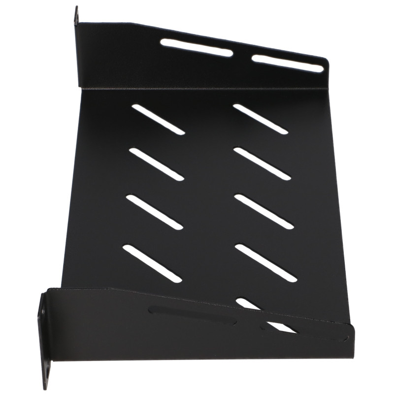 Extralink Shelf 1U | Półka do szaf rack 10" | czarna - Zdjęcie 4
