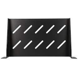 Extralink Shelf 1U | Półka do szaf rack 10" | czarna - Zdjęcie 6