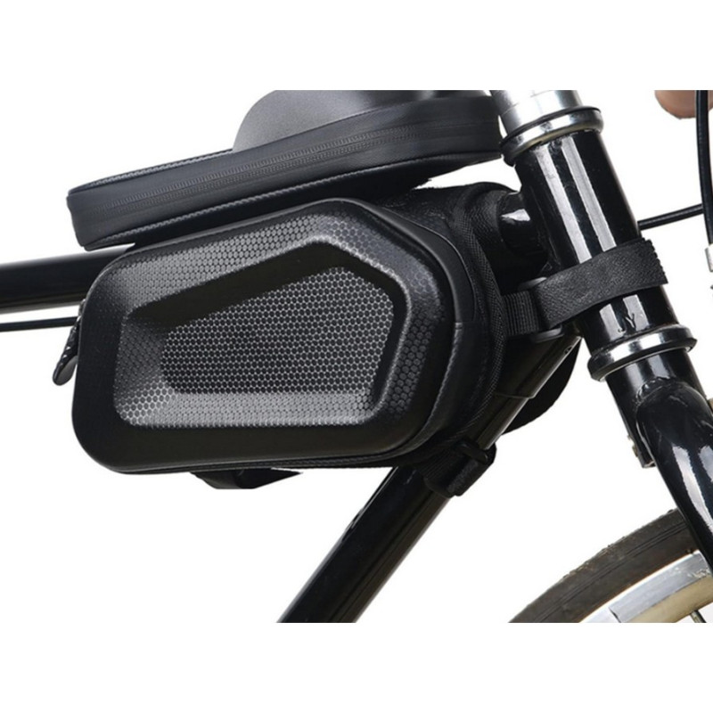Bolsa de Bicicleta Extralink, Alforge Impermeável para Quadro com Capa para Telefone - Imagem 3