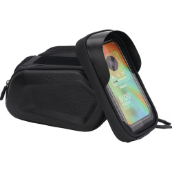 Bolsa de Bicicleta Extralink, Alforge Impermeável para Quadro com Capa para Telefone - Imagem 4