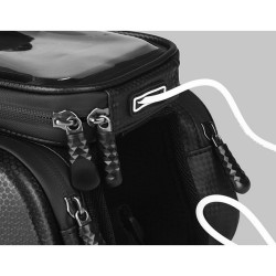 Bolsa de bicicleta Extralink, alforja impermeable para cuadro con funda para teléfono - Imagen 9