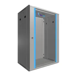 Extralink 18U 600x450 Szara Szafa rack montowana na ścianie