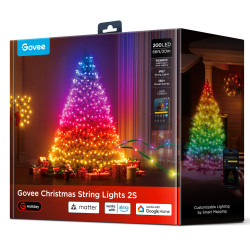 Govee H80C4 Christmas String Lights 2S 20m | Luzes de Natal | RGBWIC - Imagem 2