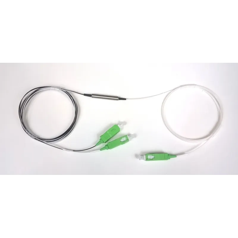 EXTRALINK 1:2 FWDM SPLITTER T1550NM R/1310/1490 WITH CONNECTOR SC/APC STEEL TUBE 0,9MM