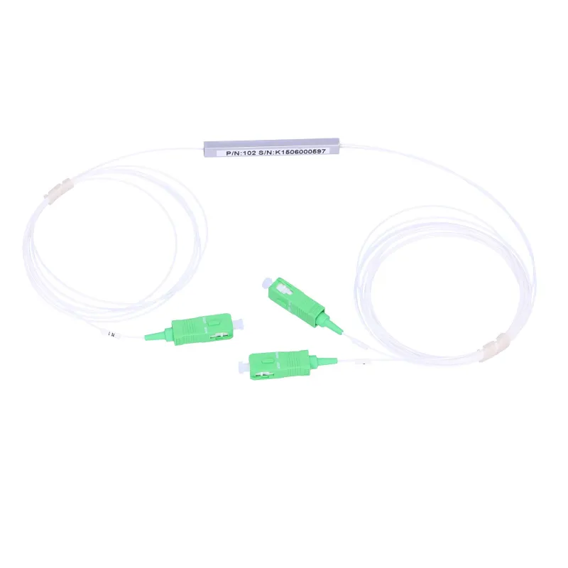 Extralink 1:2 PLC SC/APC Splitter 2mm, G657A, ABS Module, 1,5m