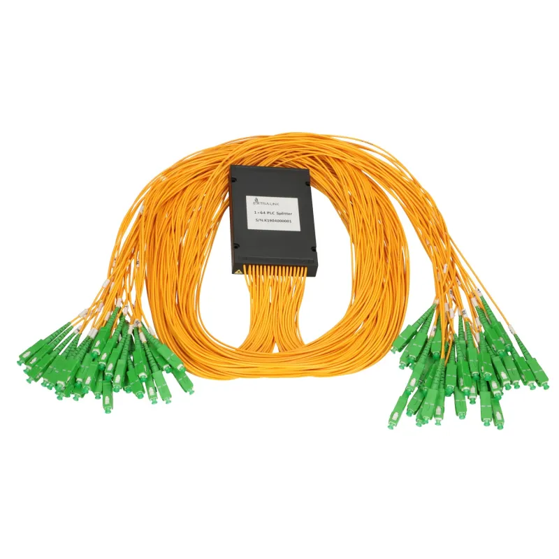 Extralink 1:64 PLC SC/APC Splitter 2,0mm, 1,5m, G657A, moduł ABS