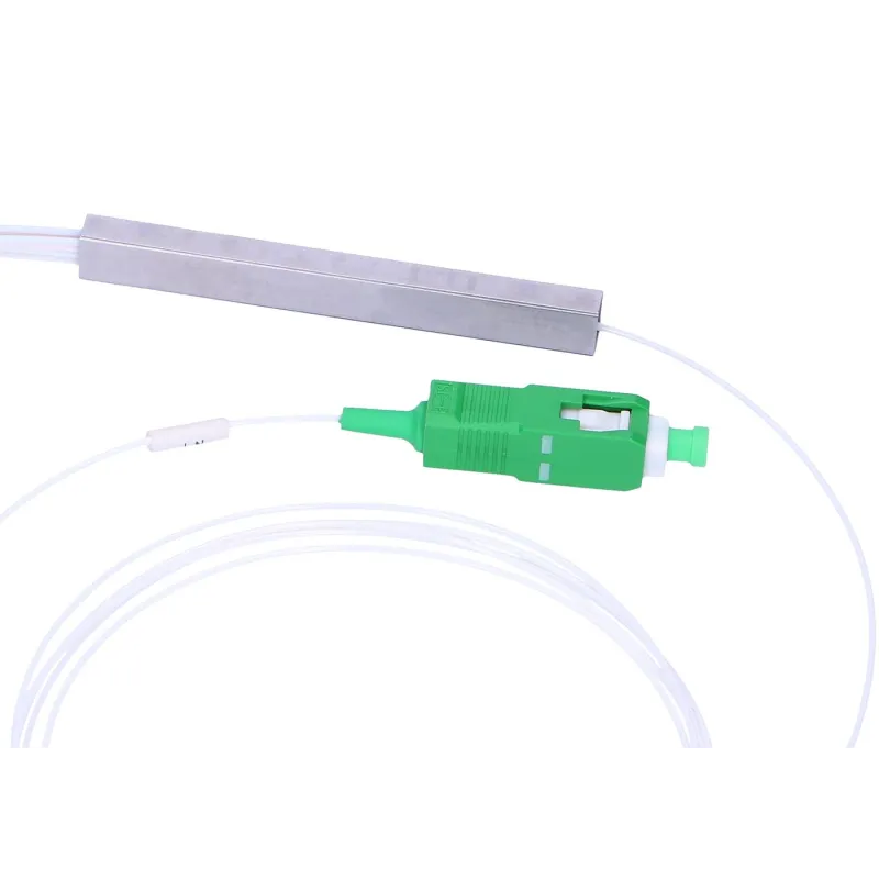 Extralink 1:8 PLC SC/APC Splitter 900um, 1m