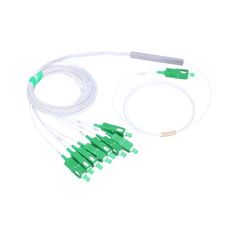 Extralink 1:8 PLC SC/APC Splitter 900um, 1m, block type