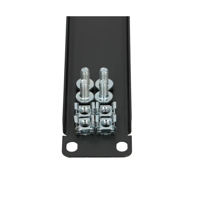 Extralink 1U 19" Panel frontowy Czarny