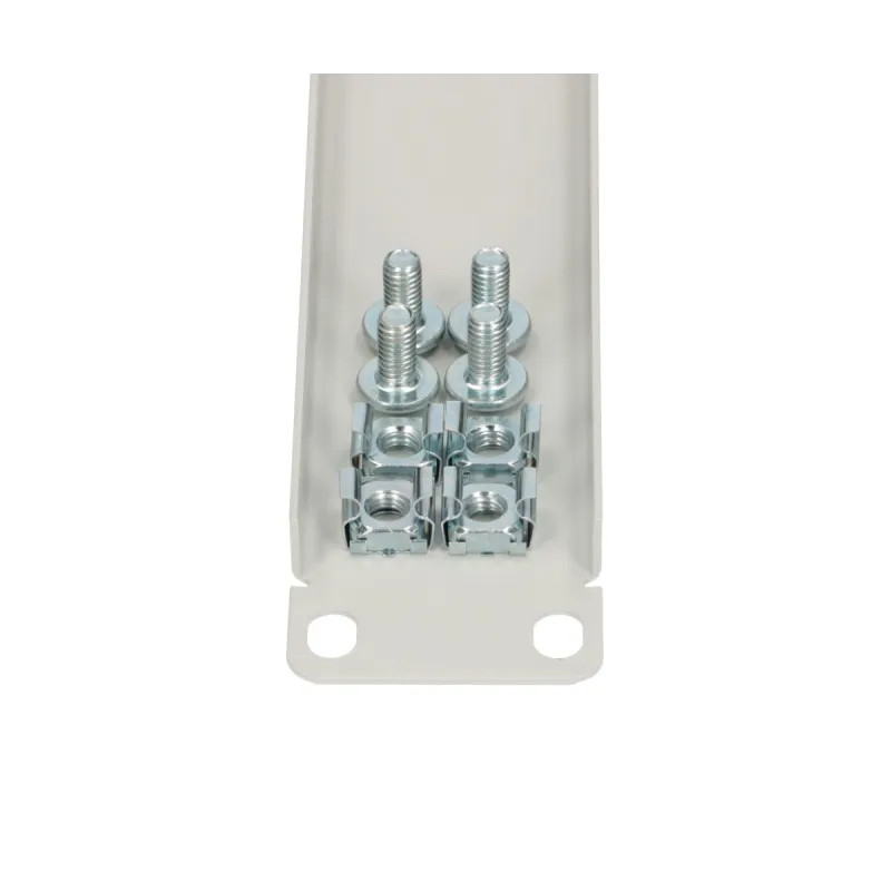 Extralink 1U 19" Panel frontowy Szary