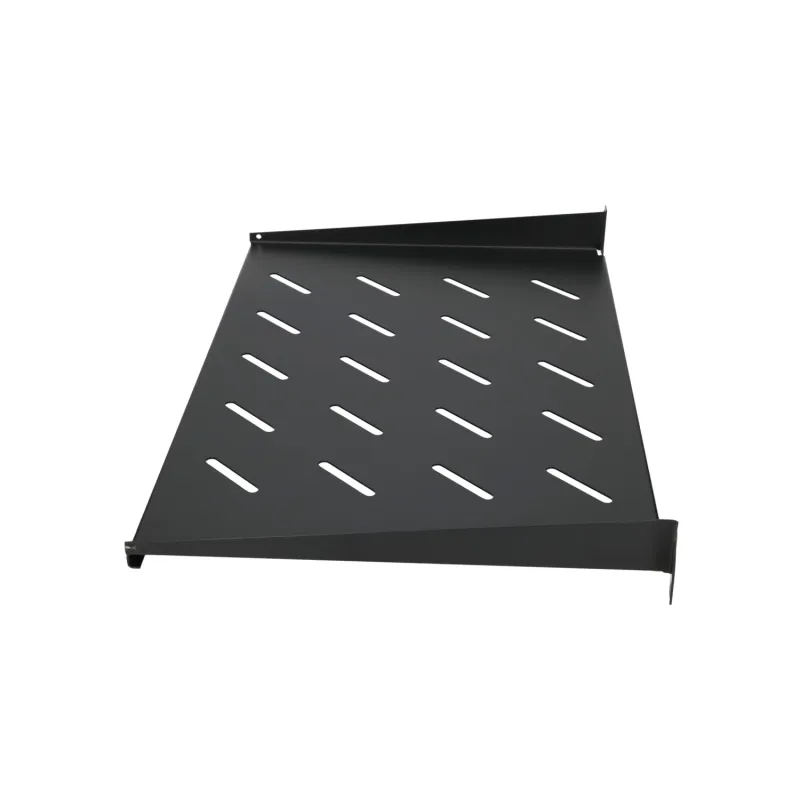 Extralink 1U 300mm Czarna Półka 19", do szaf wiszących