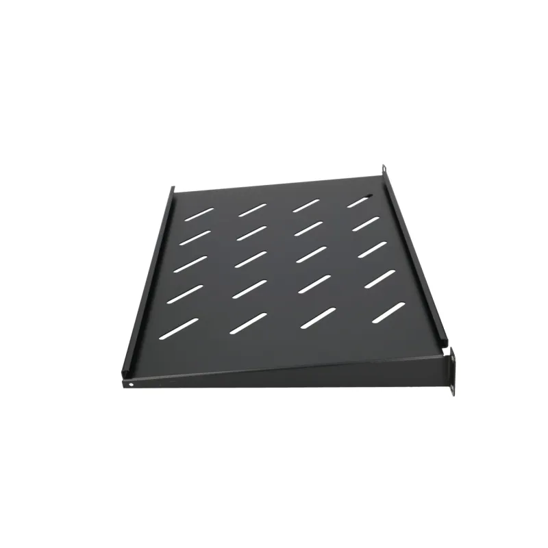 Extralink 1U 300mm Czarna Półka 19", do szaf wiszących