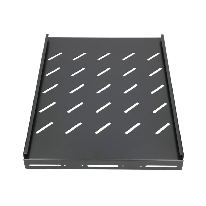 Extralink 1U 350mm Černá Police 19", 472x352mm, bodová, pro skříně s hloubkou 600mm