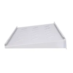 Extralink 1U 350mm Szara Półka 19", do szaf wiszących