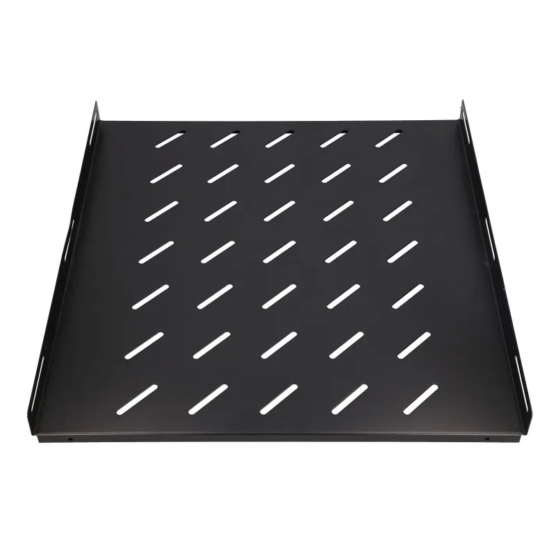 Extralink 1U 500mm Černá Police 19", 502 x 472mm, bodová, pro skříně s hloubkou 800mm