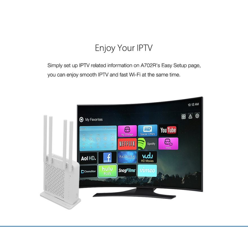 Totolink A702R | WiFi Router | AC1200, Dual Band, MIMO, 5x RJ45 100Mb/s - Image 12