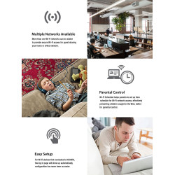 Roteador WiFi Totolink N300RH, 300Mb/s, 2,4GHz, 5x RJ45 100Mb/s, 2x 11dBi - Imagem 11