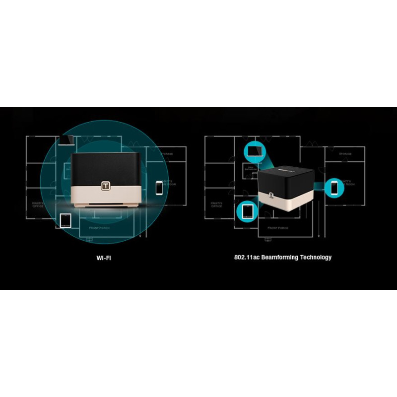 Totolink T10 | WiFi Router | AC1200, Dual Band, MU-MIMO, 3x RJ45 1000Mb/s, 1x USB - Immagine 16