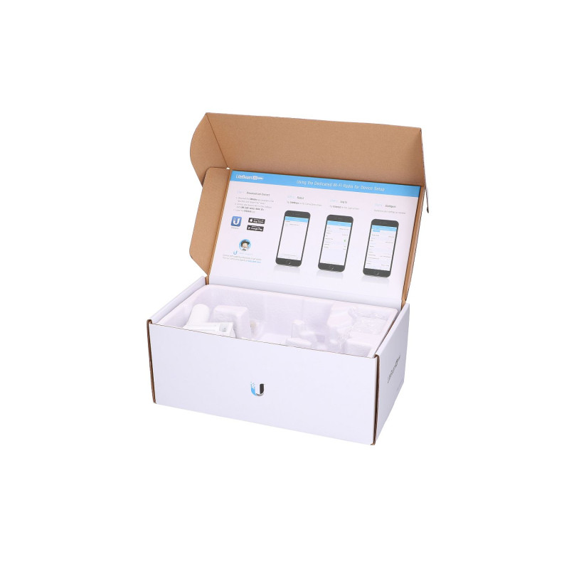 Ubiquiti LBE-5AC-GEN2-5 | CPE | LiteBeam 5AC, 5GHz, MIMO, 1x RJ45 1000Mb/s, 23dBi, 5-caixas - Imagem 11