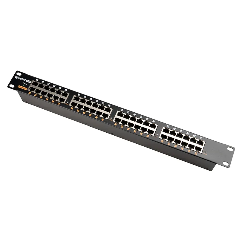 Extralink 24 Portowy Gigabit PoE Injector 24x 1000Mb/s RJ45, Obudowa Rack