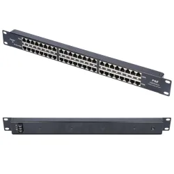 Extralink 24 Portowy PoE Injector 24x 100Mb/s RJ45, Obudowa Rack