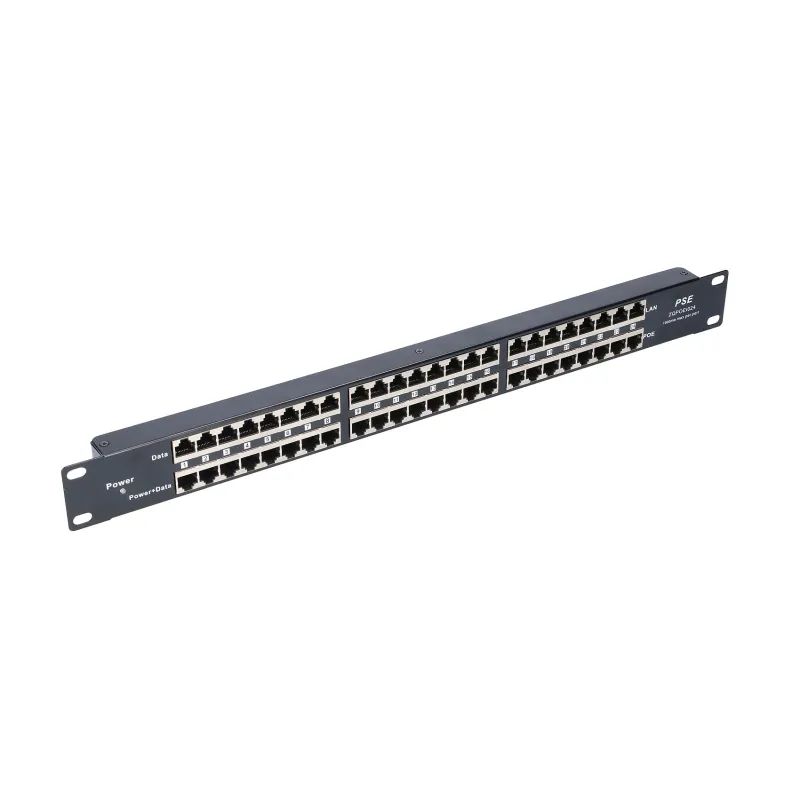 Extralink 24 Portowy PoE Injector 24x 100Mb/s RJ45, Obudowa Rack