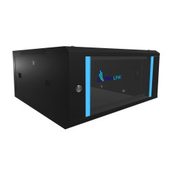 Extralink 4U 600x600 Preto | Arm&aacute;rio de rack | montado na...