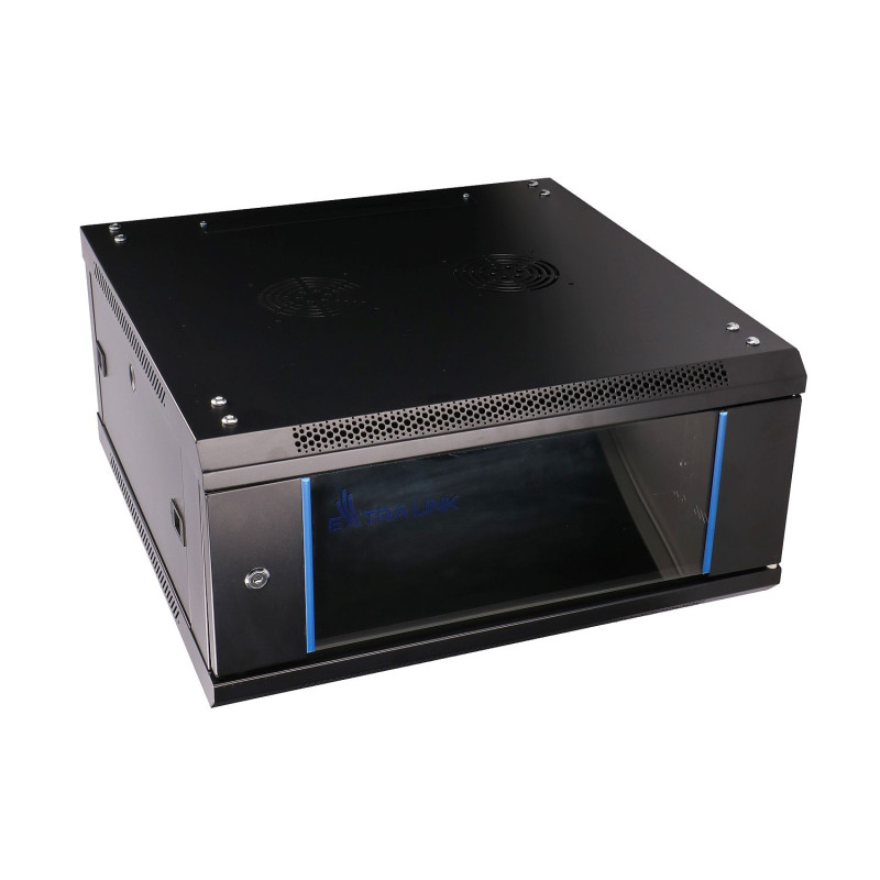 Стойка Extralink 4U 600x600 Черная настенная - Изображение 3