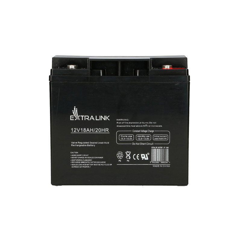 Extralink AGM 12V 18Ah | Accumulatore Batteria | senza manutenzione - Immagine 3