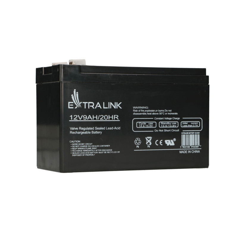 Extralink AGM 12V 9Ah | Battery | maintenance-free - Image 2