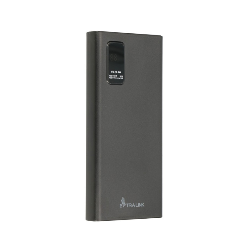 Extralink EPB-067B 10000mAh Black | Powerbank | Power bank, Fast Charging, USB-C - Image 4