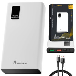 Extralink EPB-067W 10000mAh White | Powerbank | Power...