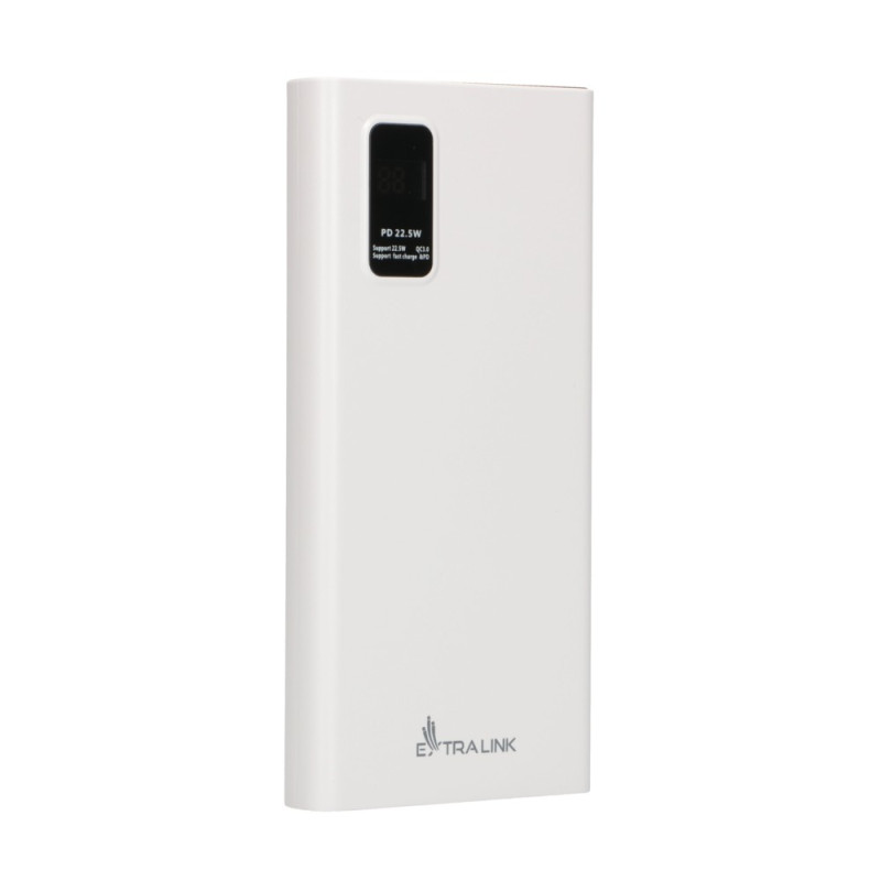 Extralink EPB-067W 10000mAh Weiß | Powerbank | Power bank, Fast Charging, USB-C - Bild 4