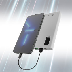 Extralink EPB-067W 10000mAh Branco | Powerbank | Power bank, Fast Charging, USB-C - Imagem 9