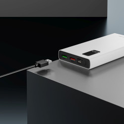 Extralink EPB-067W 10000mAh Branco | Powerbank | Power bank, Fast Charging, USB-C - Imagem 11